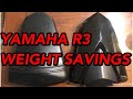 Yamaha R3 Weight Savings: Ebay Rear Seat Cowl Cover