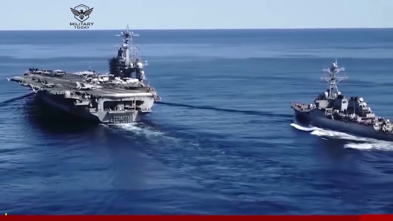 US strike group heads towards Iran. 