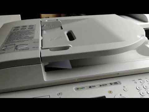 Canon iR1133F duplex scanning and printing