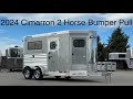 2024 Cimarron Norstar 2 Horse Bumper Pull Warmblood Extra Tall Extra Wide