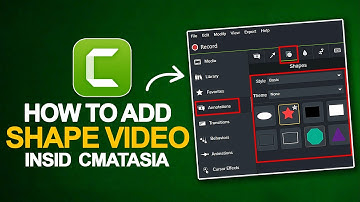 How to add videos inside custom shapes in Camtasia | Camtasia Tutorial For Beginner
