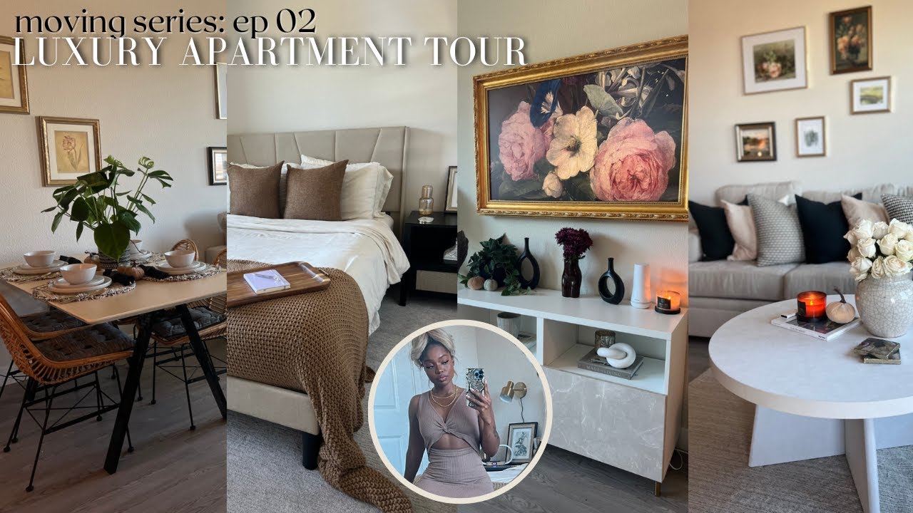 Fully Furnished Apartment Tour Fall 2022 | Neutral, Cozy, Classic ...