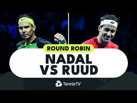 Rafael Nadal's Final Match of 2022 vs Casper Ruud | Nitto ATP Finals 2022