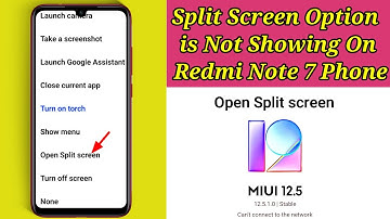 Split Screen Miui 12.5 Redmi Note 7  (Split Screen problem Redmi note 7)