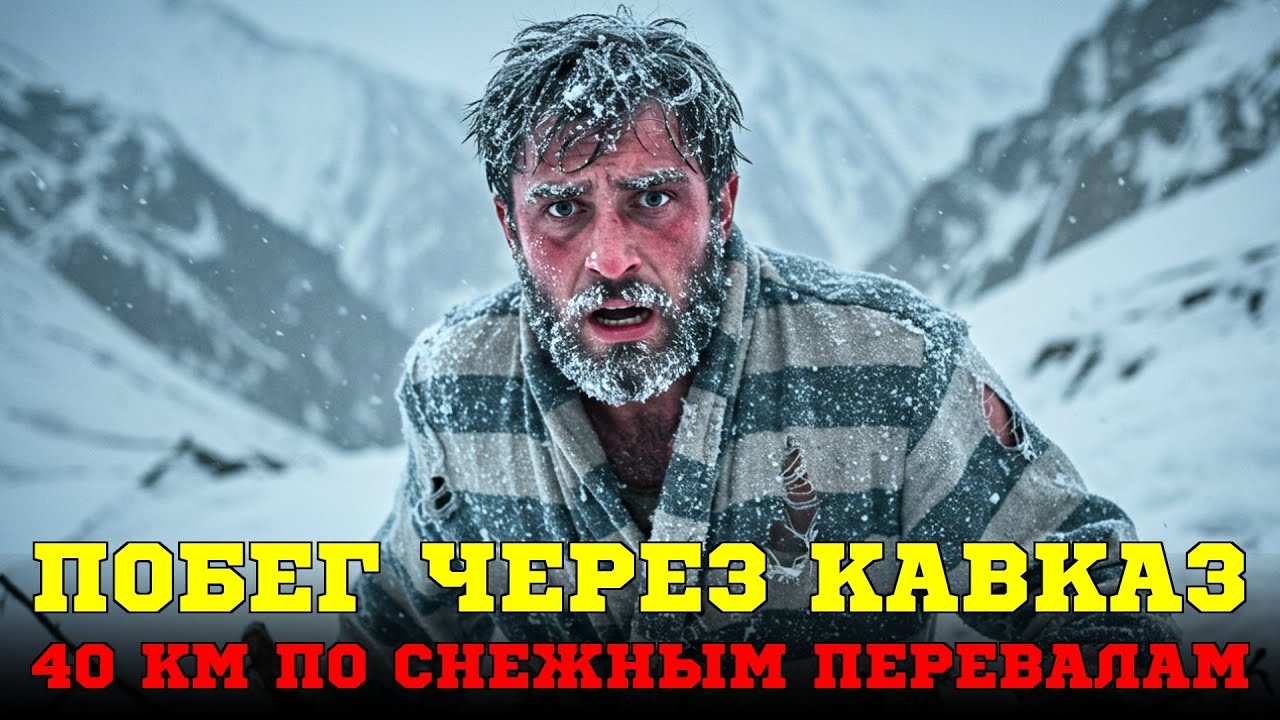 ПОБЕГ через Кавказские горы: 40 километров по заснеженным перевалам