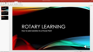 How to Add Narration to Powerpoint on Mac