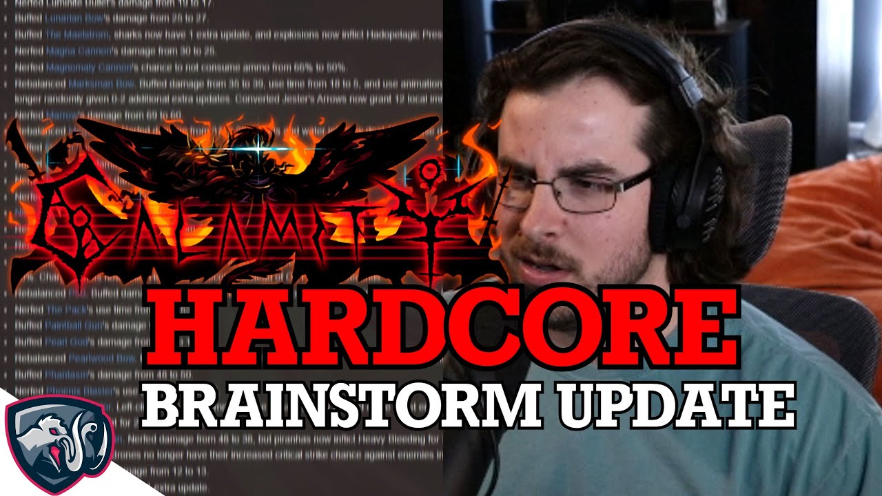 Calamity got an absolutely MASSIVE update, so I decided to do my first-ever Hardcore run on it