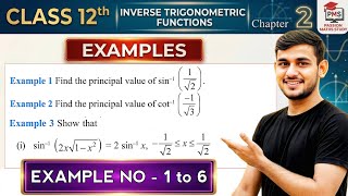 Class 12 Maths Chapter 2 Example 1to6