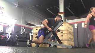 Incline bat wing rows