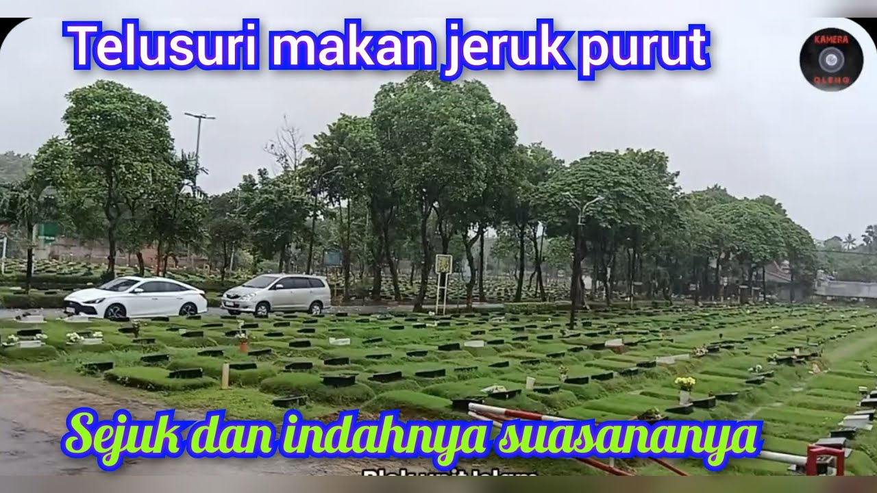 Suasana di dalam Taman Pemakaman jeruk purut Cipete jakarta selatan