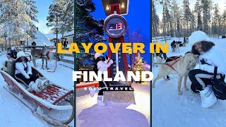 Travel vlog - 48 Hours SOLO trip to FINLAND: Epic Layover Adventures You Can’t Miss