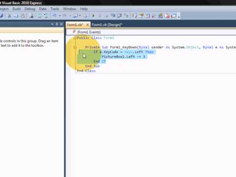 Visual Basic 2008/2010 Tutorial #5 - Objekt steuern