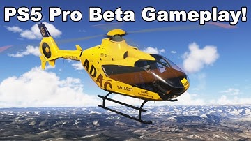 Microsoft Flight Simulator 2024 | PS5 Pro Beta Gameplay!