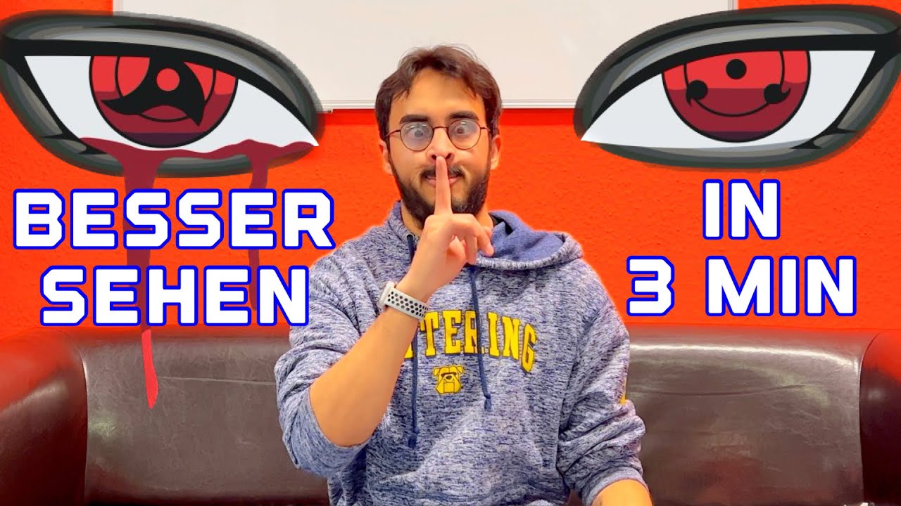 🤓 2 Übungen, um deine Sehkraft natürlich zu verbessern!