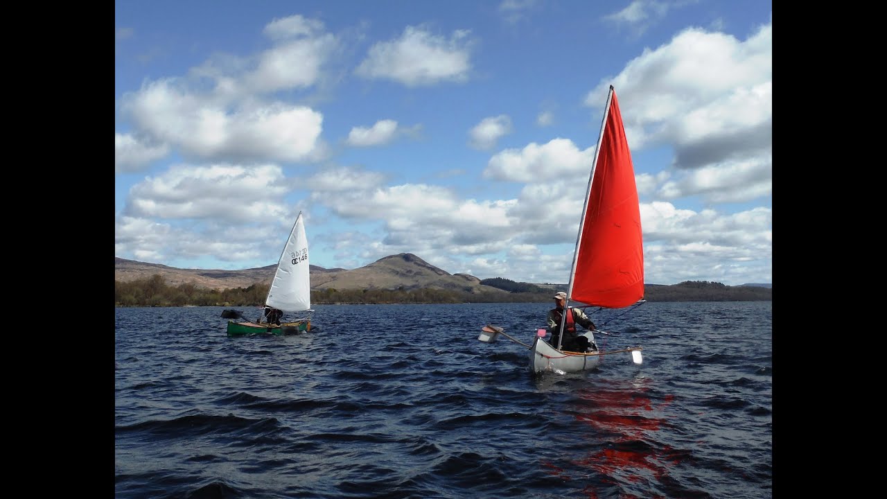 Canoe Sailing Loch Lomond 25th 26th April 2015