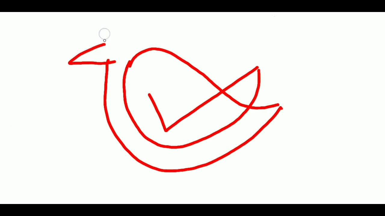 Bird Drawing By Only Tick mark | How to draw bird by tick mark | Easy Kids drawing