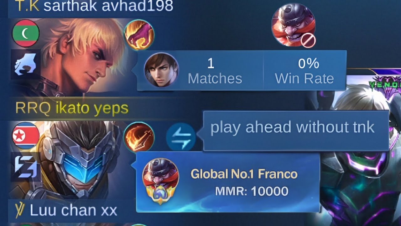GUSION FAKE WAR PRETEND IN GLOBAL FRANCO