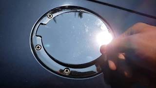 How to fix a chrome fuel door that is stuck closed on an NB Miata