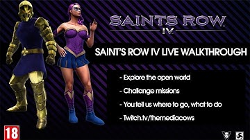 Saints Row IV Walkthrough Live (12pm Central)