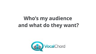 Public speaking tips - know your audience
