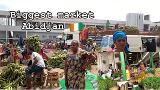The Biggest Market in Abidjan || Adjame || Ivory Coast Vlog 2022 screenshot 2