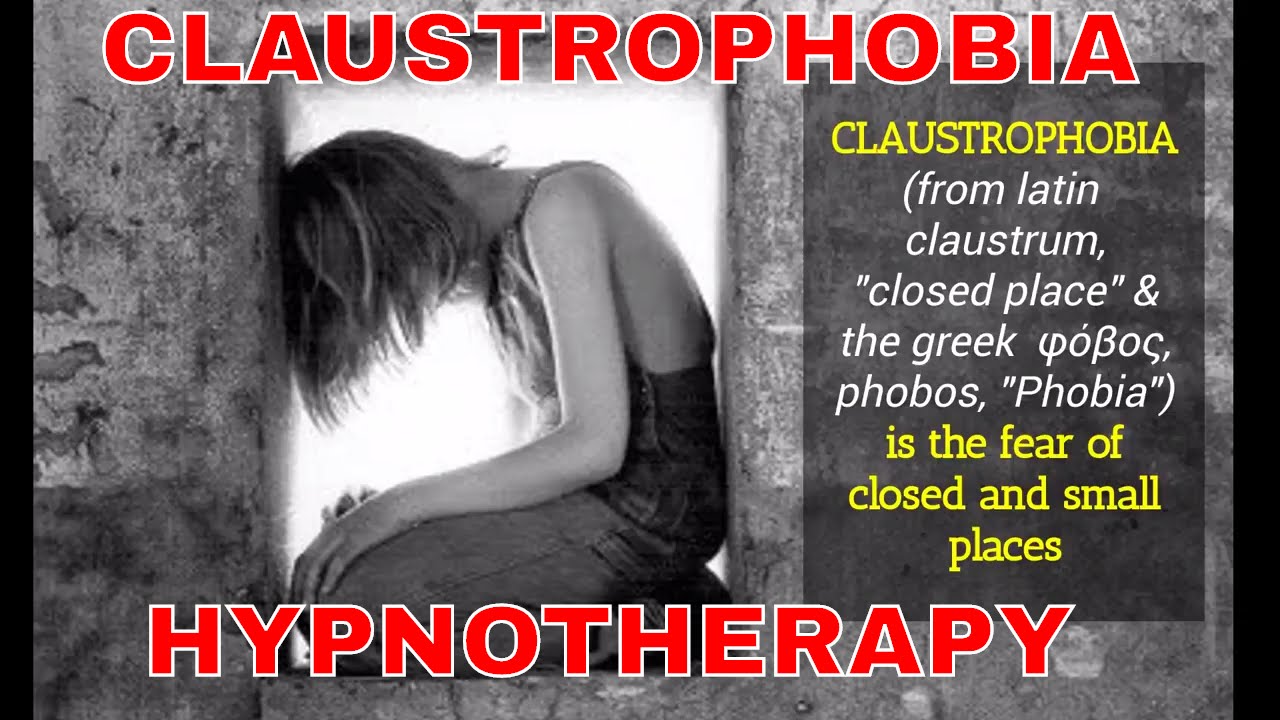 CLAUSTROPHOBIA hypnotherapy training & INSTANT HYPNOSIS + Regression