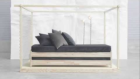UTÅKER Stackable twin bed frames