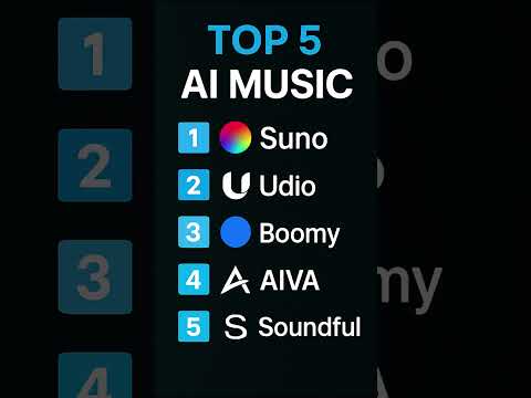 TOP 5 AI MUSIC TOOLS in 2025 – Create Music with AI! #shorts