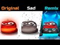 Oi Oi Oi Red Larva Original vs Sad vs Remix #memes #remix #phonk