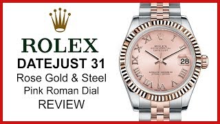 rolex oyster perpetual datejust 31 rose gold
