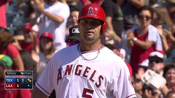 TEX@LAA: Pujols laces single to left, plates Iannetta