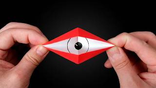 How to Make a ORIGAMI BLINKING EYE  (Very Easy!)