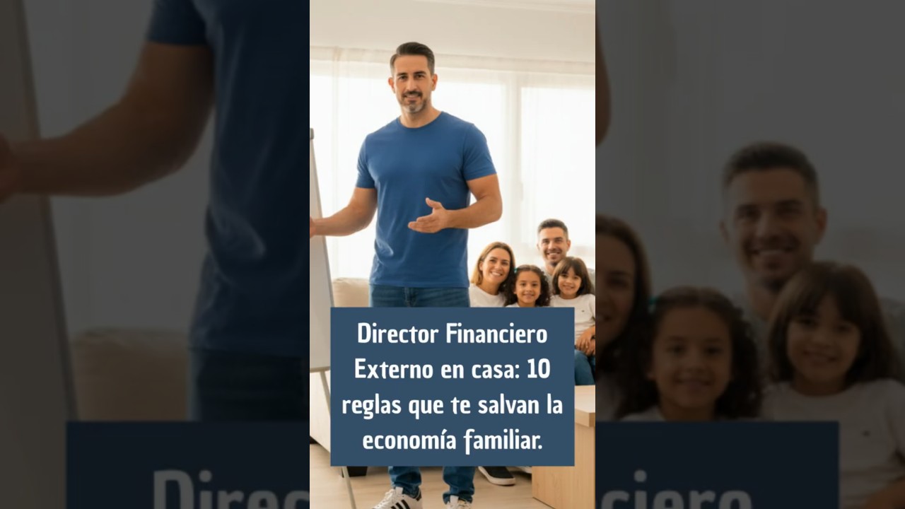 Director Financiero Externo en casa: 10 reglas que te salvan la economía familiar.