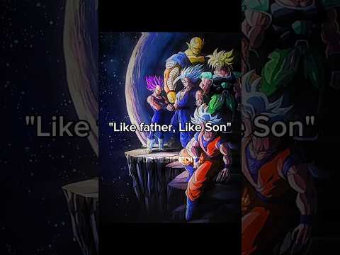 Father and Son duo 🐐🔥❤️‍🔥 #shorts #dbz #dbs