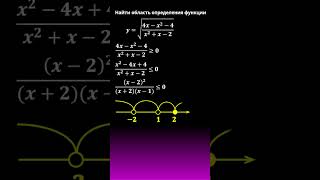 Найти область определения функции #math #егэ #огэ #школа #мгу #алгебра #неравенства