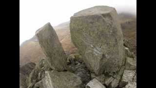 Jumping Adam and Eve on Tryfan, Wales. GoPro, headcam.