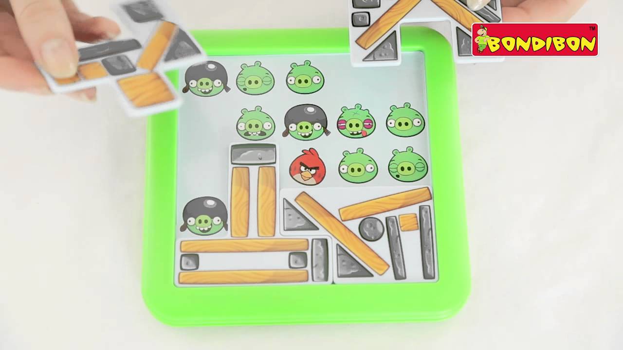 Логическая игра BONDIBON Smart Games - ANGRY BIRDS PLAYGROUND
