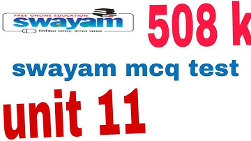 508 ka mcq unit 11