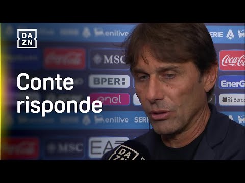 Video CONTE: Le parole di MAROTTA? Io non l'avrei permesso | Serie A Enilive | DAZN