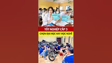Tốt nghiệp cấp 3 chọn đại học hay học nghề? #daynghethanhxuan #2k6 #83trieukhuc #hocnghe #daihoc