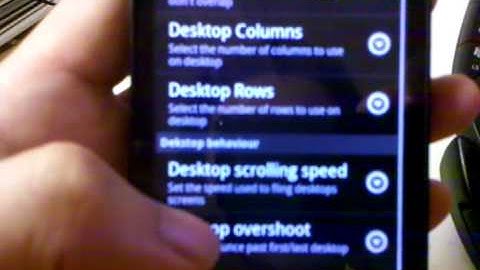 ADW.Launcher running on Motorola Droid X -- Overview and Tips