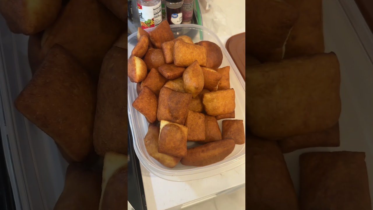 Golden, fluffy, and dusted in sugar — meet your new obsession 🤍🍩 