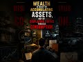 Wealth is built by accumulating assets, not by displaying status through consumption.