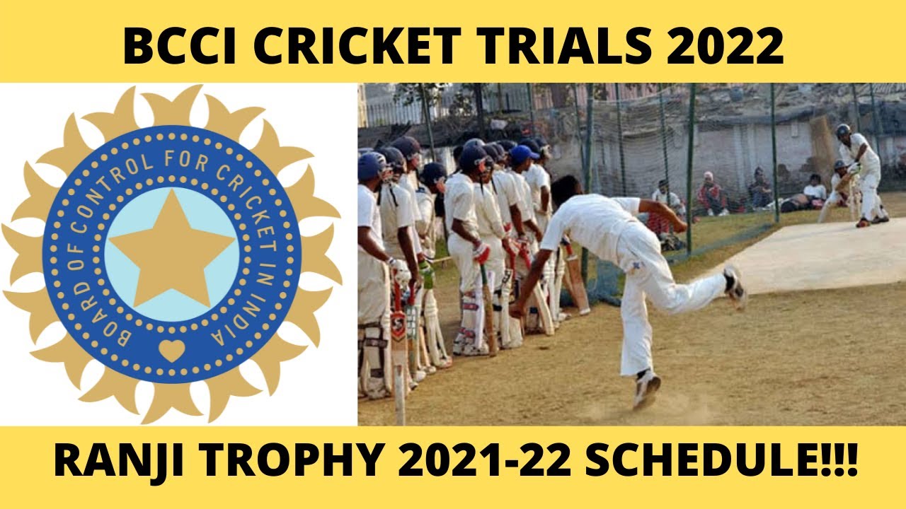 bcci cricket trials | ranji trophy news| bcci latest news on domestic season