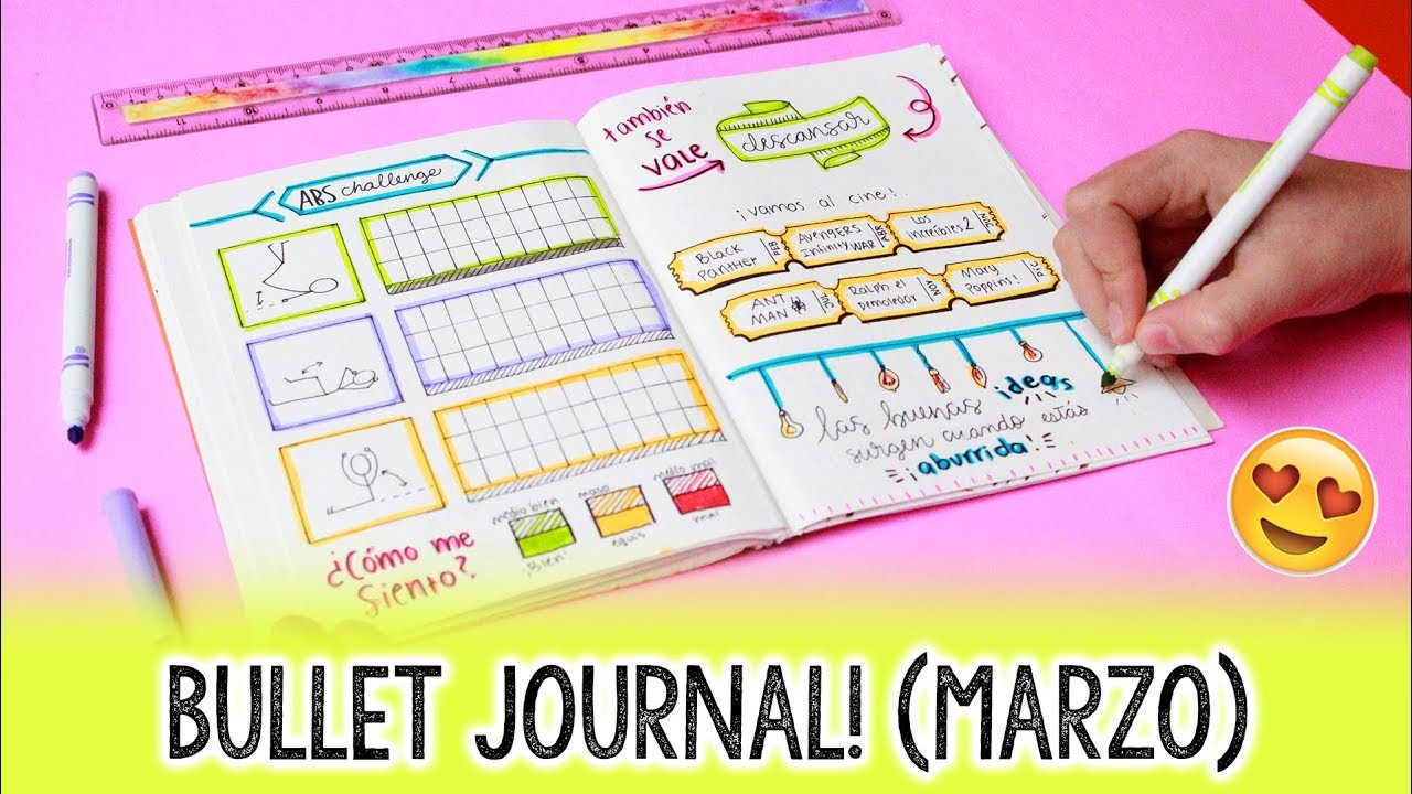 BULLET JOURNAL Parte 3 (Marzo)  ✄ Barbs Arenas Art!