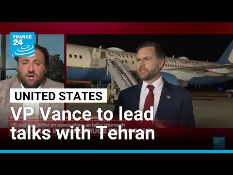 Trump sending US VP Vance to Pakistan for Iran talks • FRANCE 24 English