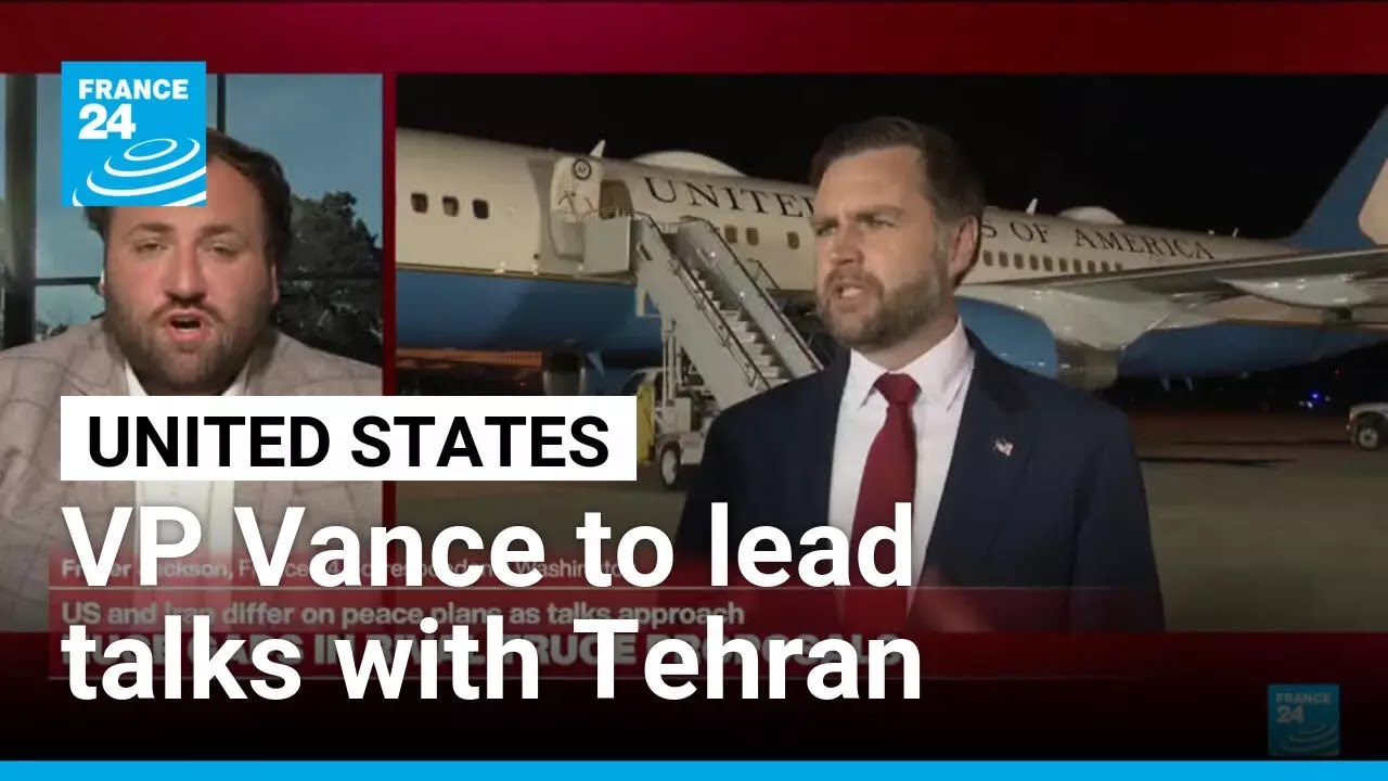 Trump sending US VP Vance to Pakistan for Iran talks • FRANCE 24 English