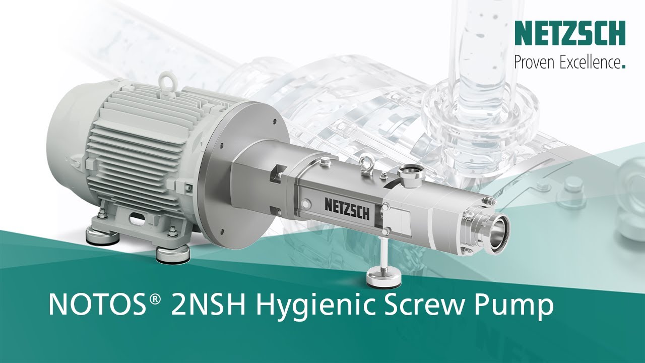 NOTOS® 2NSH Sanitary Twin Screw Pump in FSIP® Design - NETZSCH Pumps &  Systems