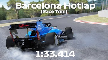 SimRacingSystem RSS F3 @ Barcelona GP #1 fastest race lap | 1:33.414