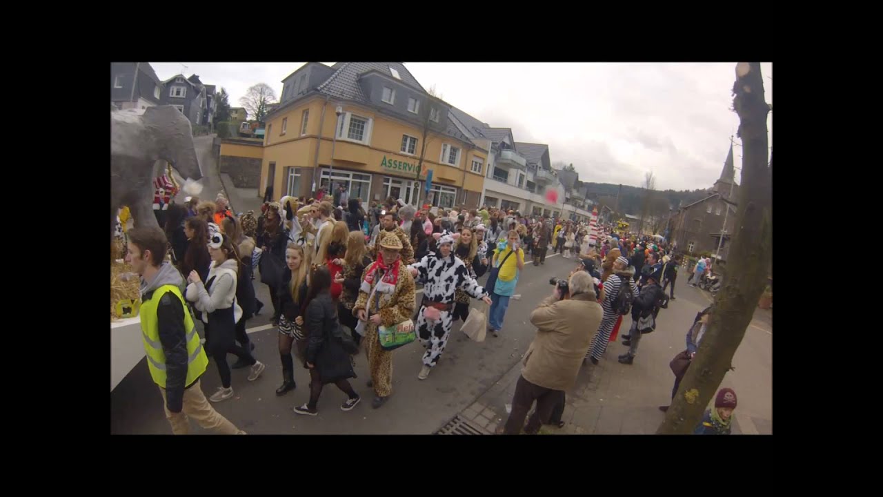 Engelskirchen Karnavalszug 2014 - YouTube